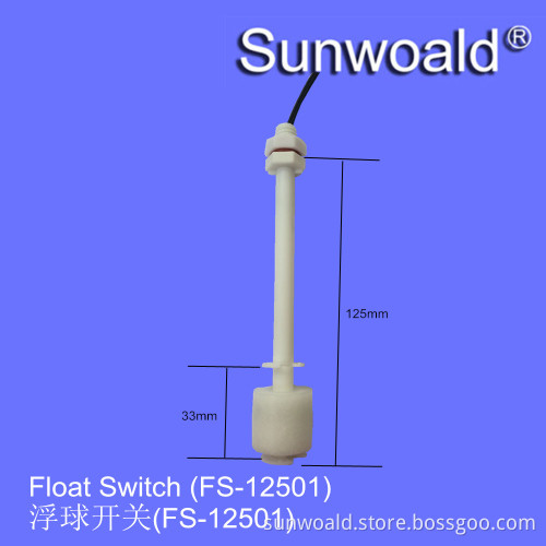 125mm PP Water Level Sensor magnetic float switch